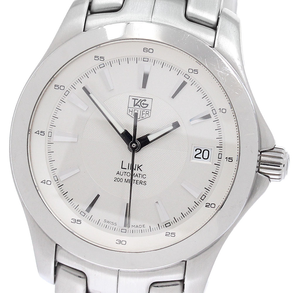 TAG HEUER Link WJF2111 Date Silver Dial Automatic Men's Watch_950574