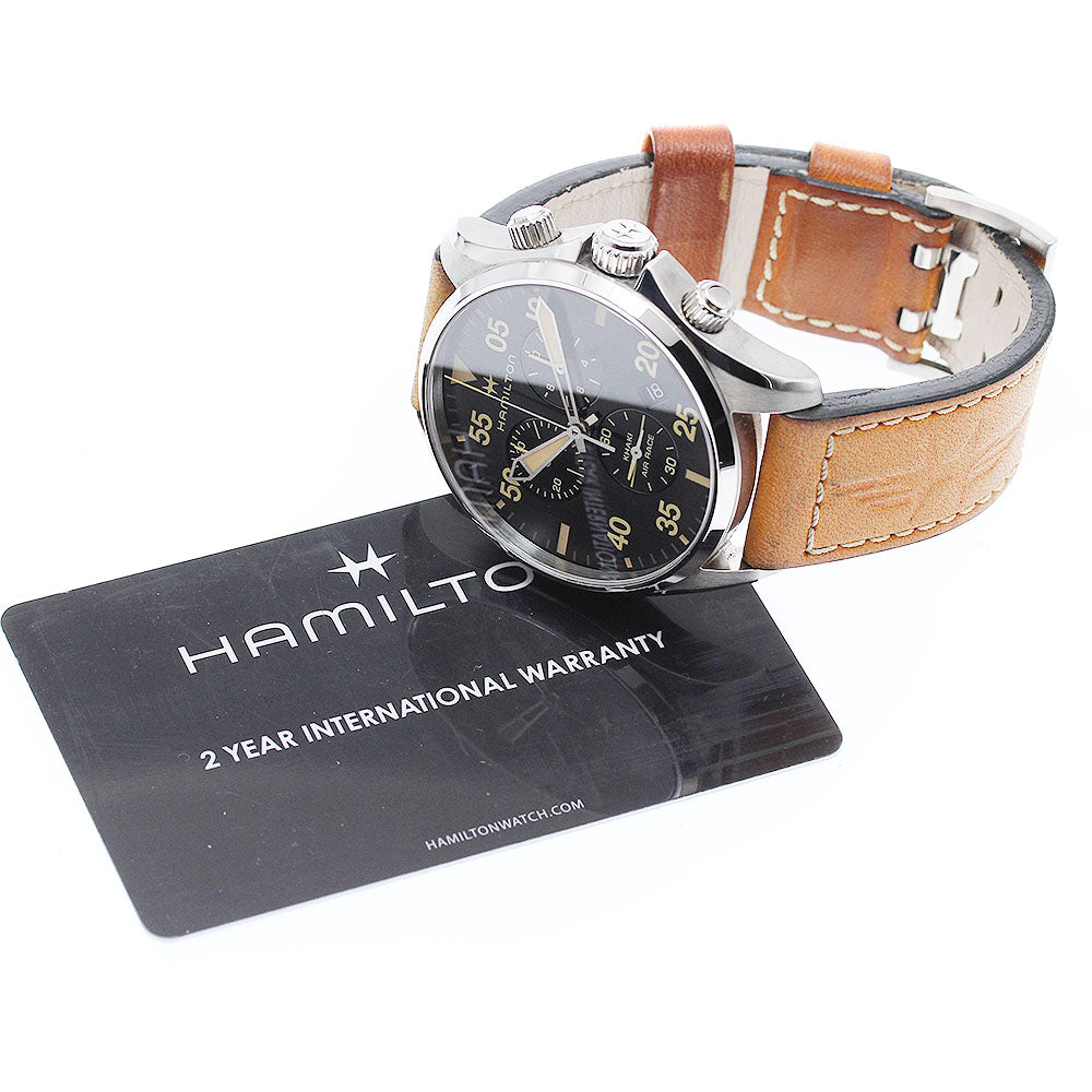 HAMILTON Khaki Aviation H76722531 Chronograph Date Quartz Men's Watch_950583