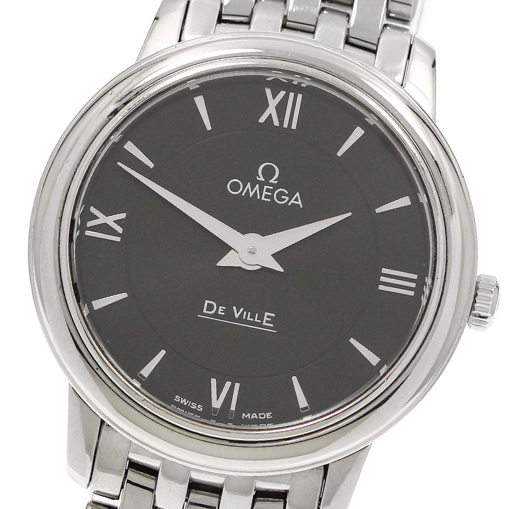 OMEGA De Ville Prestige 424.10.27.60.01.001 black Dial Quartz Ladies_950604