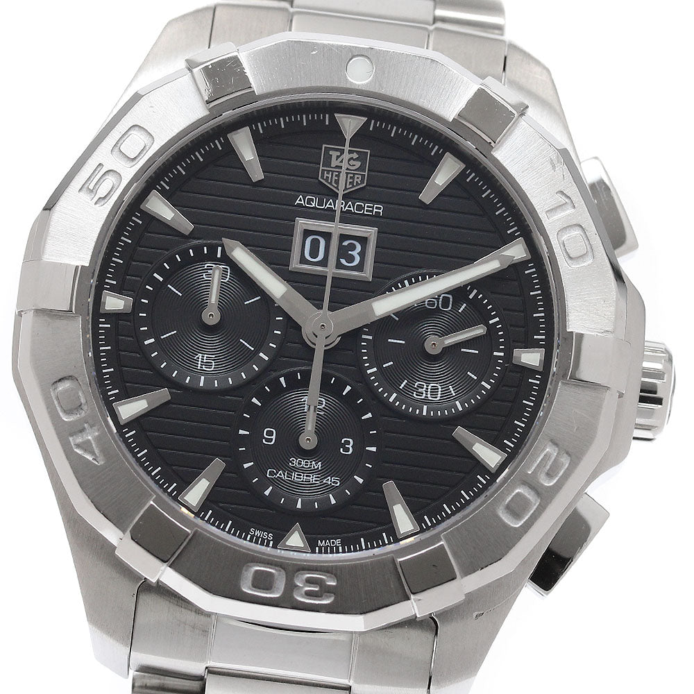 TAG HEUER Aqua racer CAY211Z Chronograph Big Date Automatic Men's Watch_950626