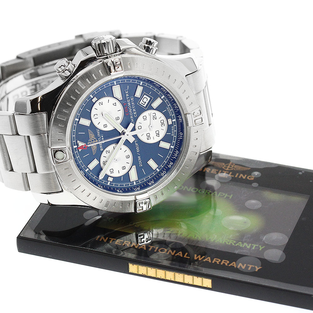 BREITLING Colt Chronograph A73388 Navy Dial Quartz Men's Watch_950634