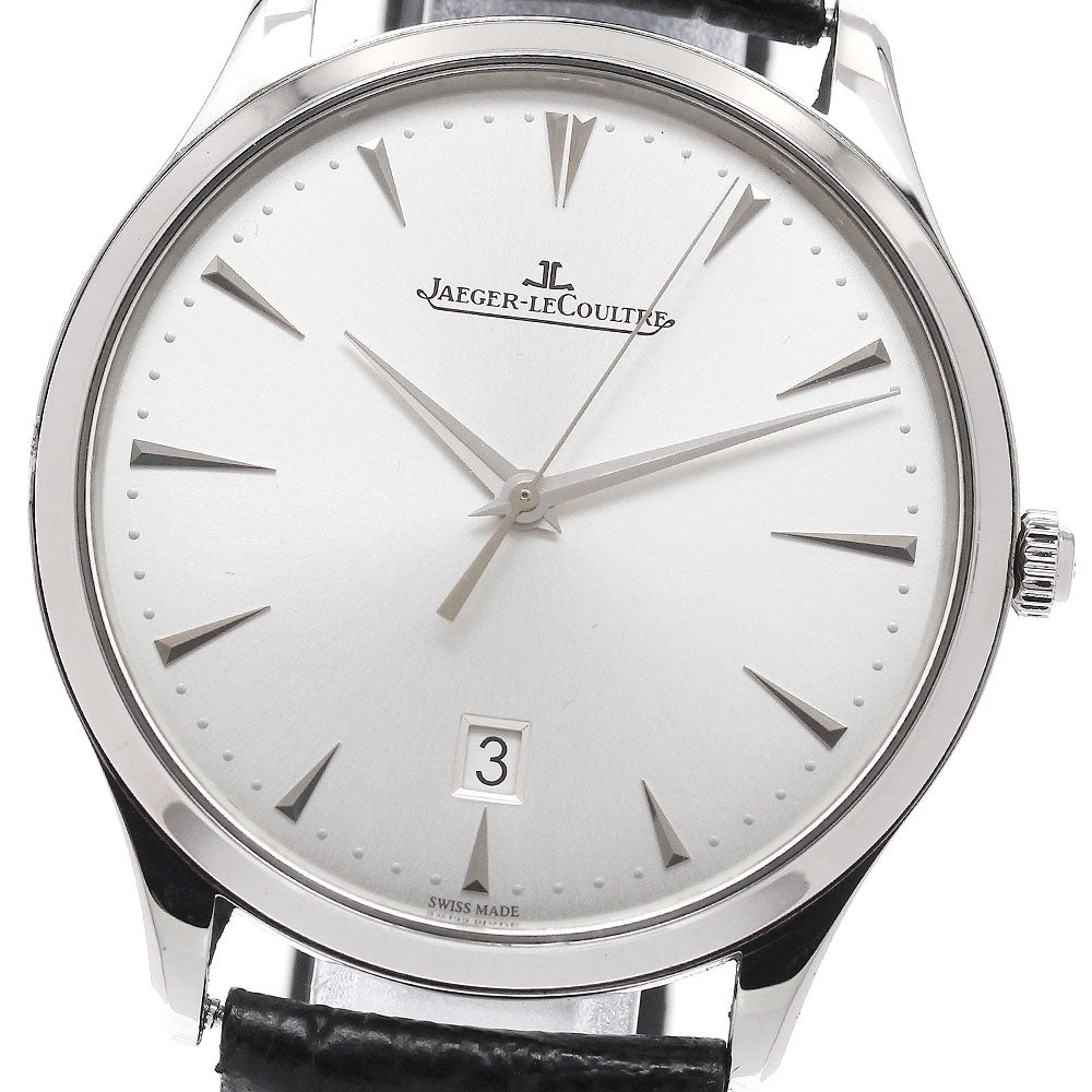 JAEGER-LECOULTRE Master Ultra Slim 174.8.37.S/Q1288420 Date Silver Dial Automatic Men's Watch_950673