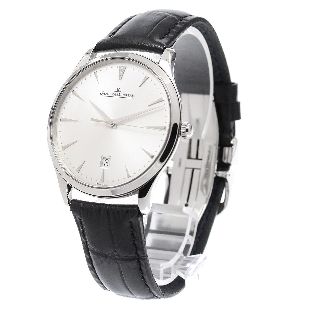 JAEGER-LECOULTRE Master Ultra Slim 174.8.37.S/Q1288420 Date Silver Dial Automatic Men's Watch_950673