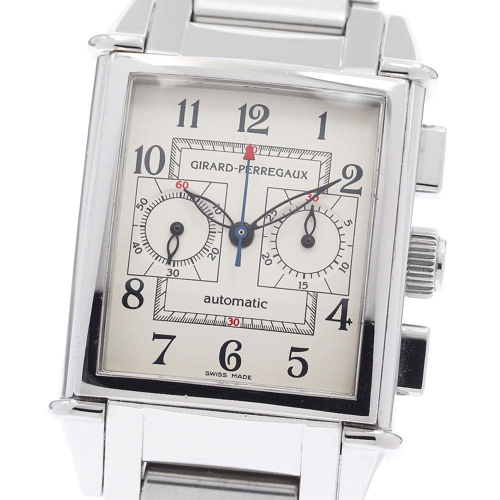 GIRARD PERREGAUX Vintage 1945 2599 Chronograph beige Dial Automatic Men's_950720