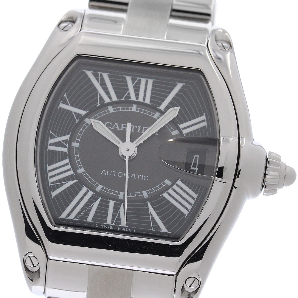 CARTIER Roadster LM W62041V3 Date black Dial Automatic Men's Watch_950722