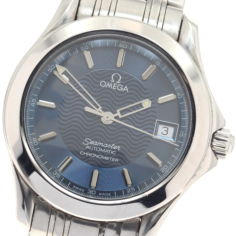 OMEGA Seamaster 120 2501.81 Date chronometer Navy Dial Automatic Men's _950730