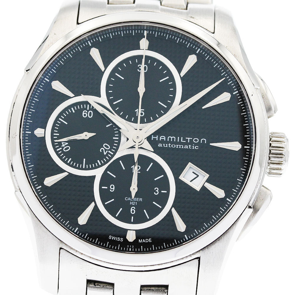 HAMILTON Jazz master H325960 Chronograph Date Black Dial Automatic Men's_950739