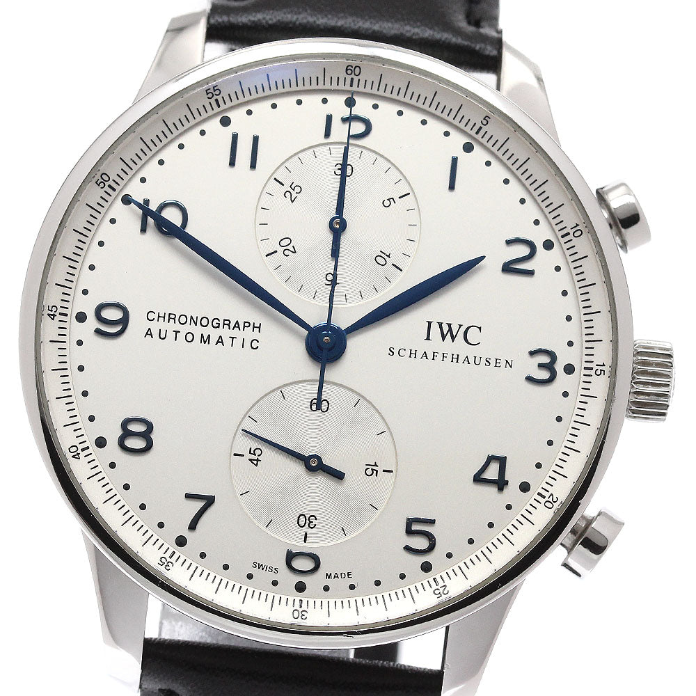 IWC SCHAFFHAUSEN Portugese IW371446 Chronograph Small Seconds AT Men's_950753