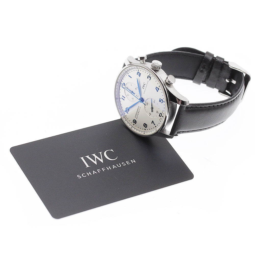IWC SCHAFFHAUSEN Portugese IW371446 Chronograph Small Seconds AT Men's_950753