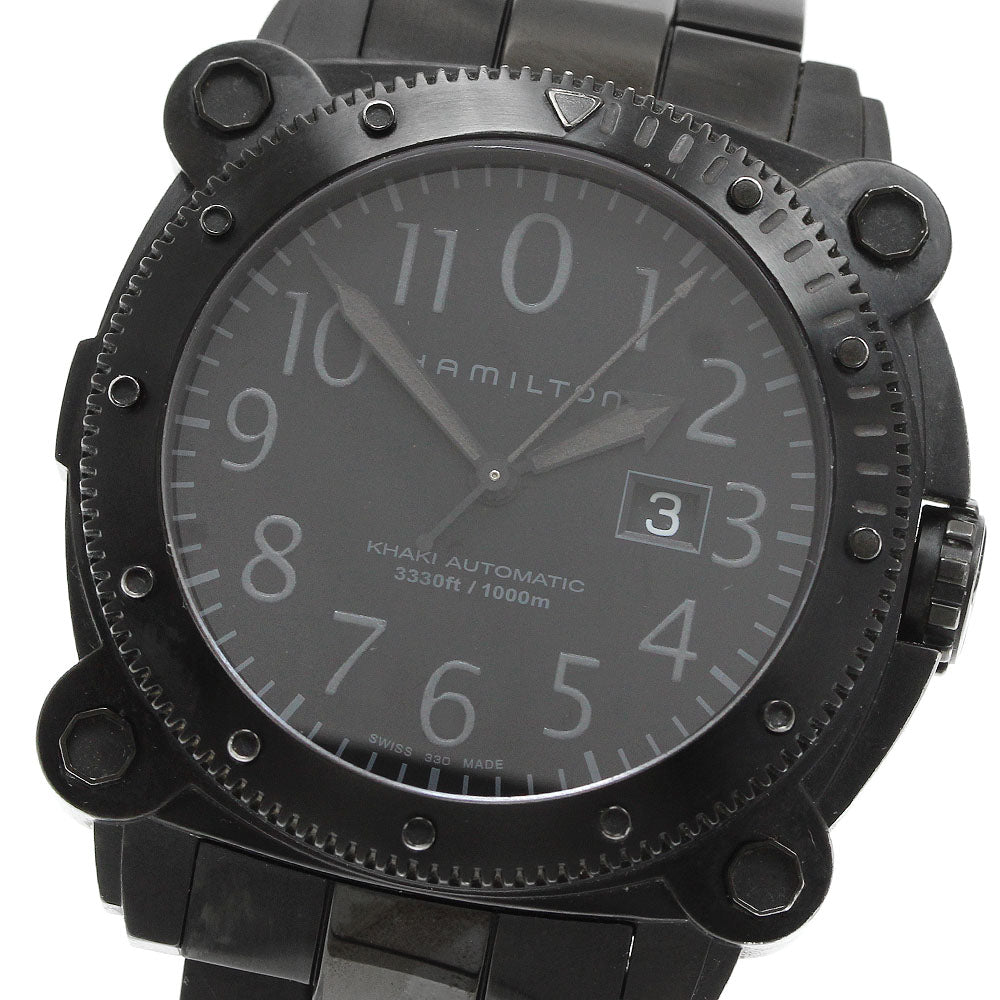 HAMILTON Khaki Below Zero H785850 Date black Dial Automatic Men's Watch_950760