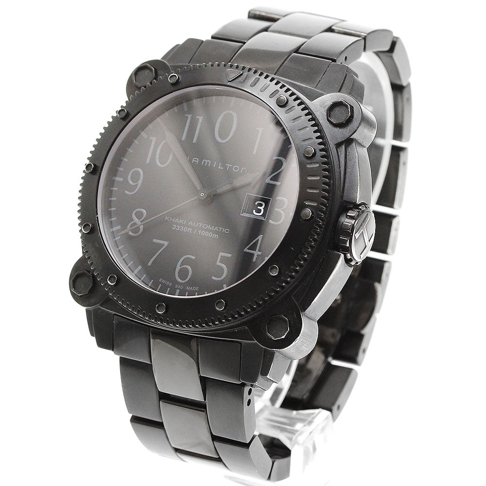 HAMILTON Khaki Below Zero H785850 Date black Dial Automatic Men's Watch_950760
