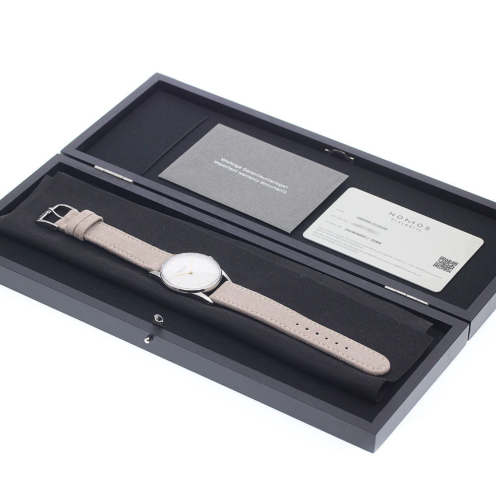 NOMOS Orion 33 DUO OR1A23W233/320 Silver Dial Hand Winding Boy's Watch_950772