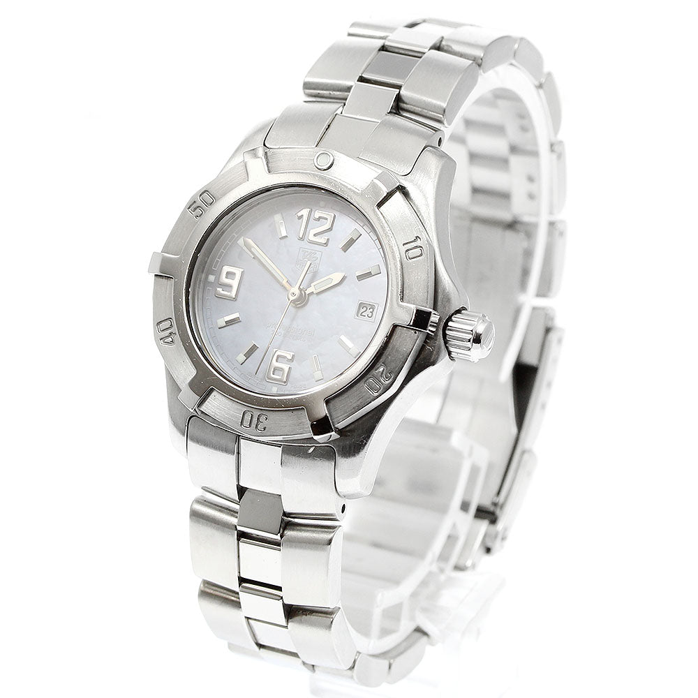 TAG HEUER Excursive WN1318 Date Blue shell Dial Quartz Ladies Watch_950856