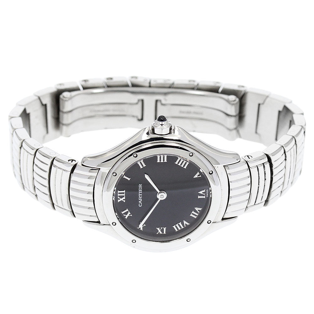 CARTIER Cougar SM W35017L4 Black Dial Quartz Ladies Watch_950912