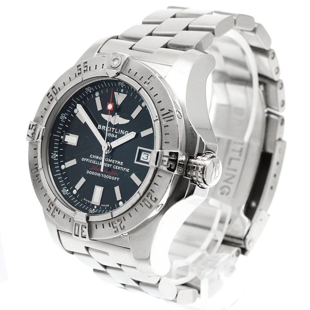 BREITLING Avenger Seawolf A17330 Date Black Dial Automatic Men's Watch_950962