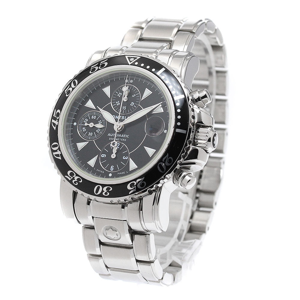 MONTBLANC Meisterstic 7034 Chronograph black Dial Automatic Men's Watch_950965