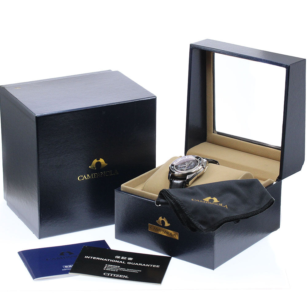 CITIZEN Campanola Mechanical Collection Ryuga NZ0000-07F/Y513-T021794 Power reserve Black / blue shell Dial Automatic Men's Watch_950970