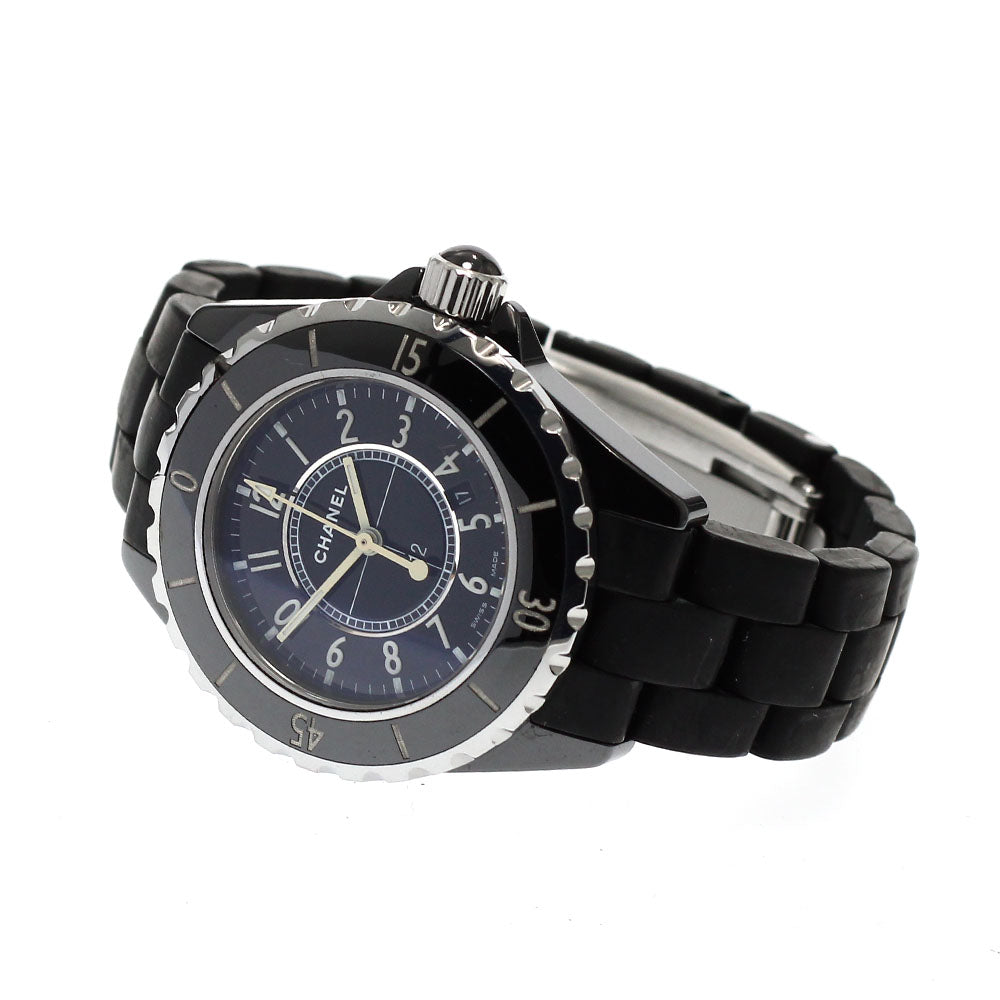 CHANEL J12 H0681 Black ceramic date black Dial Quartz Ladies Watch_950976