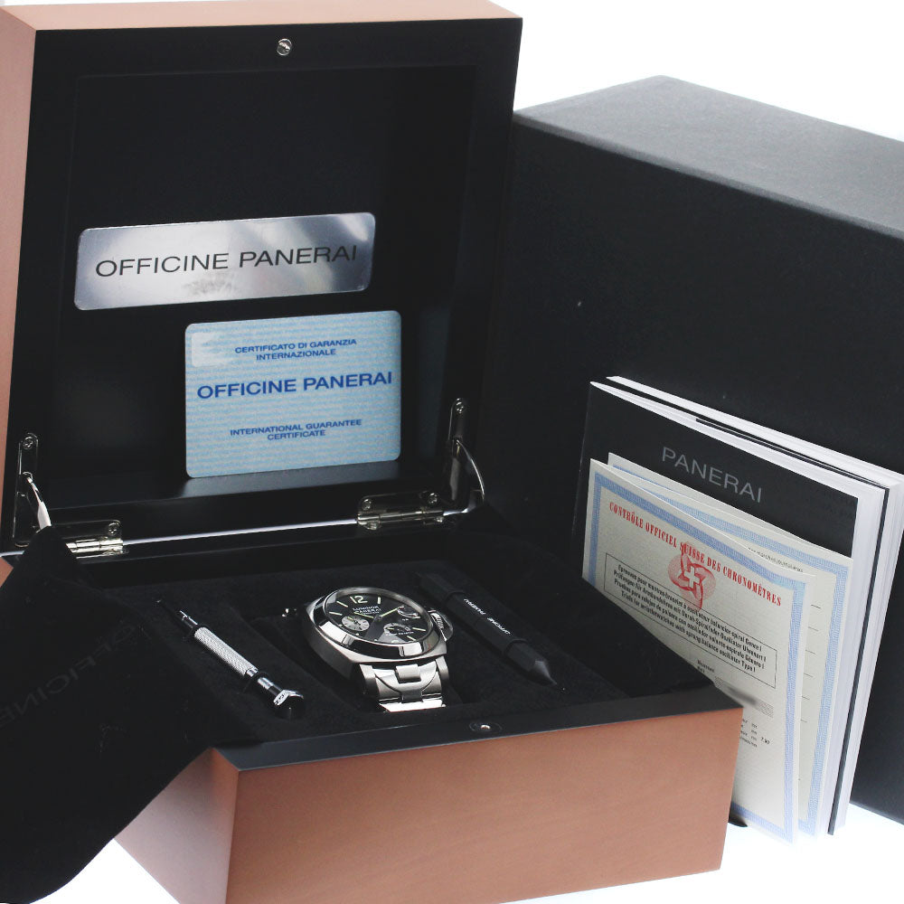 PANERAI Luminor PAM00171 Power reserve black Dial Automatic Men's Watch_950977