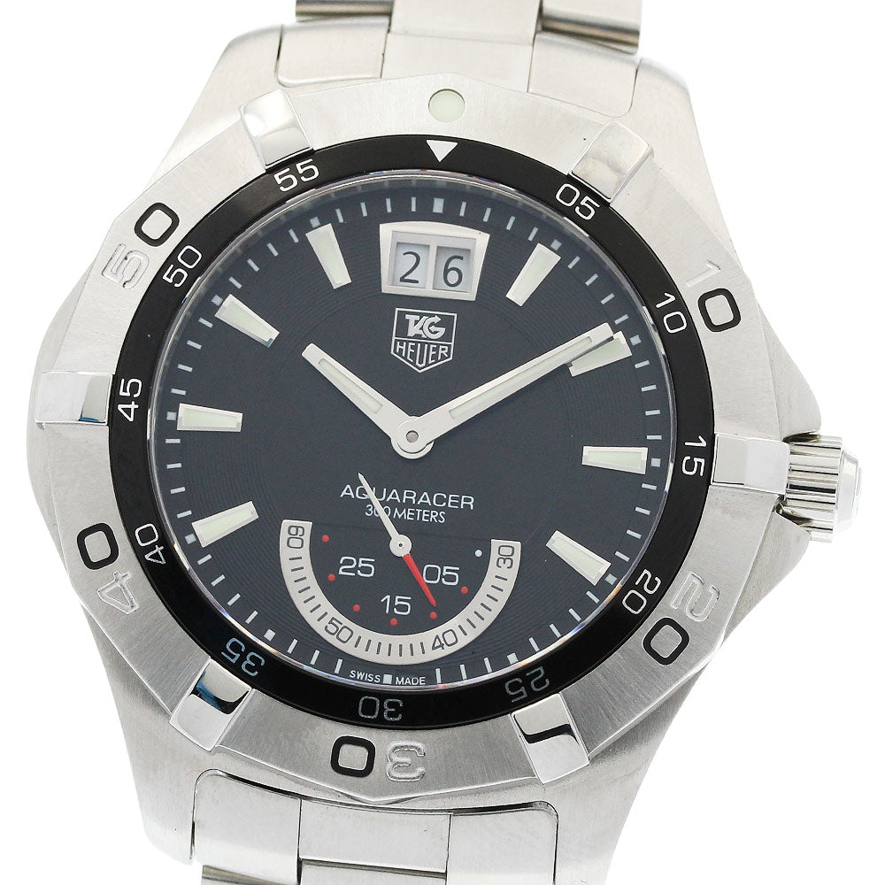 TAG HEUER Aqua racer WAF1010.BA0822 Grand Date black Dial Quartz Men's_950988