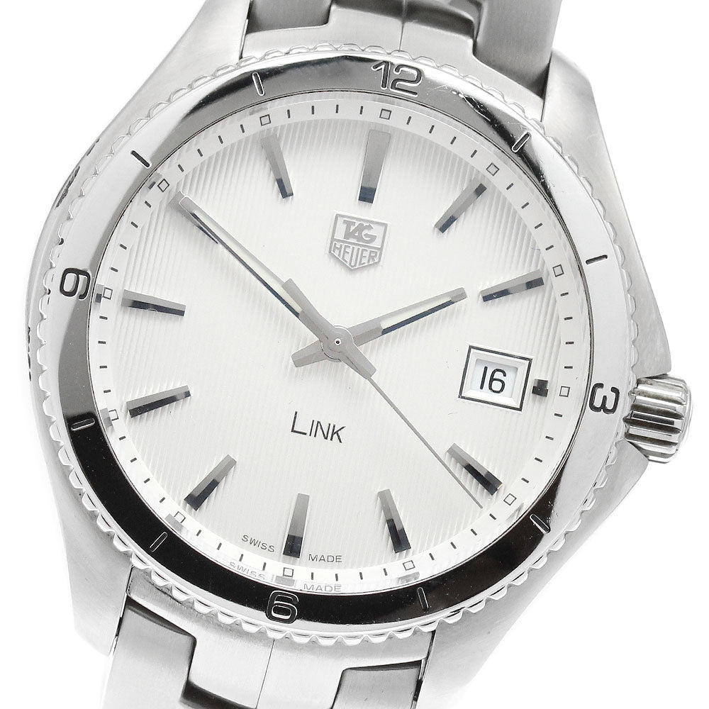 TAG HEUER Link WAT1111.BA0950 Date Silver Dial Quartz Men's Watch_950992
