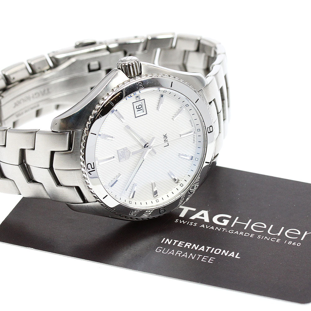 TAG HEUER Link WAT1111.BA0950 Date Silver Dial Quartz Men's Watch_950992