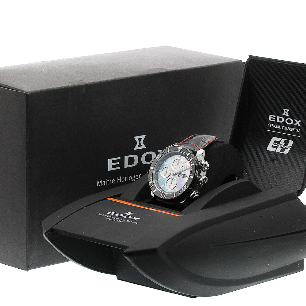 EDOX Chrono offshore 01115 Day-Date Chronograph shell Dial Automatic Men's Watch_951003