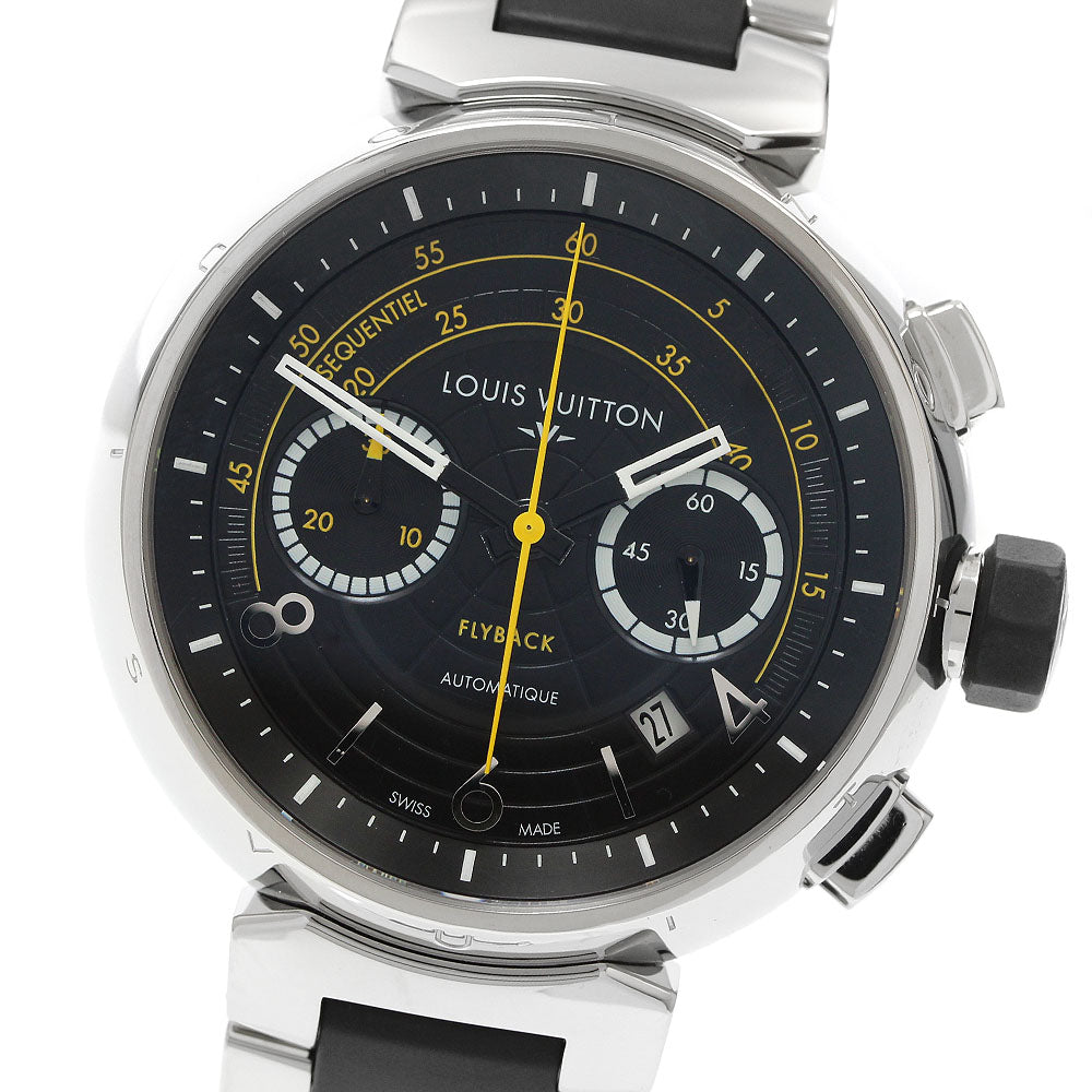 LOUIS VUITTON Tambour Q102B Flyback chronograph Automatic Men's Watch_951004