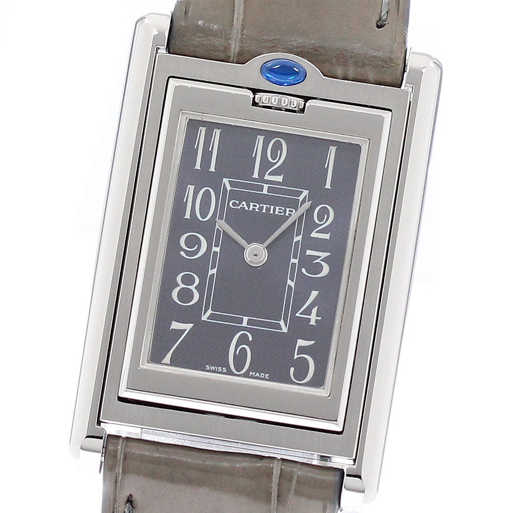 CARTIER Tank Basculant MM W1016730 gray Dial Quartz Boy's Watch_951030