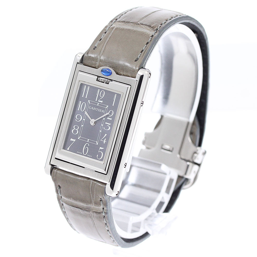 CARTIER Tank Basculant MM W1016730 gray Dial Quartz Boy's Watch_951030