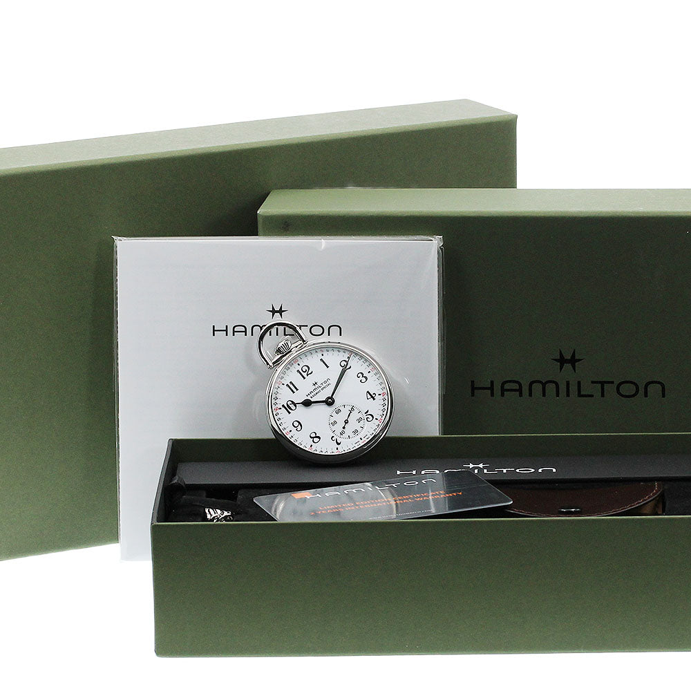 HAMILTON Railroad Pocket Watch H40819110 Cal.6497-1 Hand Winding Men's_951035