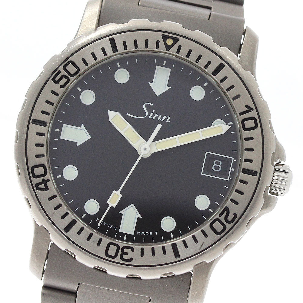 Sinn Diver's watch 8827.TI Date black Dial Automatic Men's Watch_951048