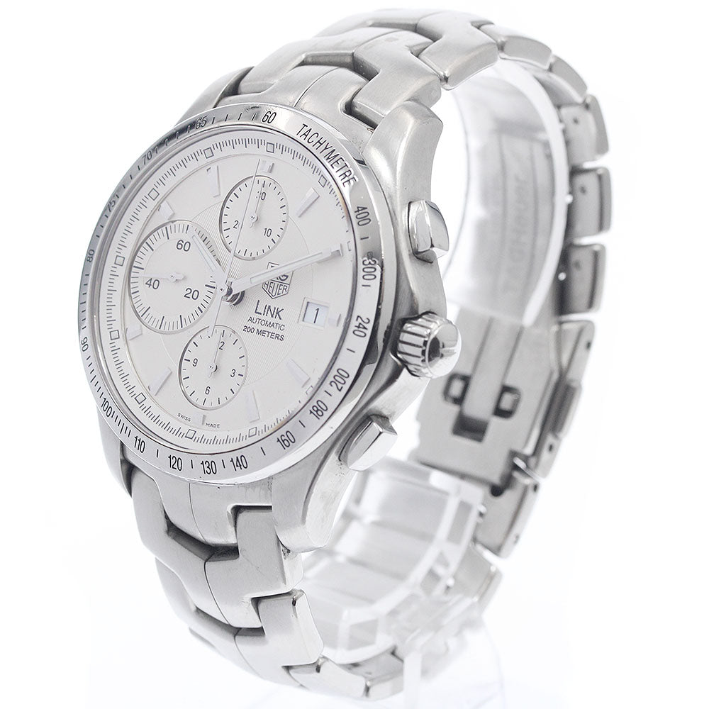 TAG HEUER Link CJF2111 Chronograph Silver Dial Automatic Men's Watch_951080