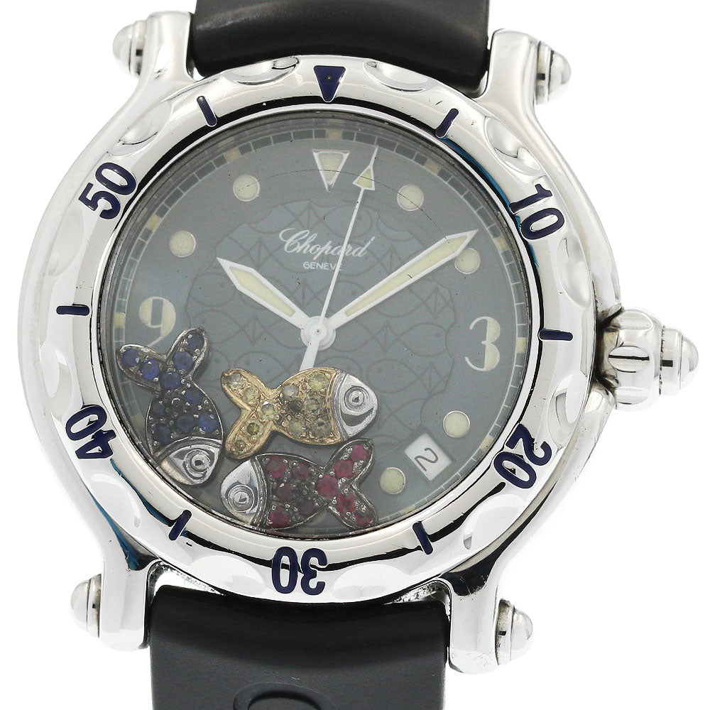 Chopard Happy sport happy fish 28/8347/402 Date Navy Dial Quartz Men's_951083