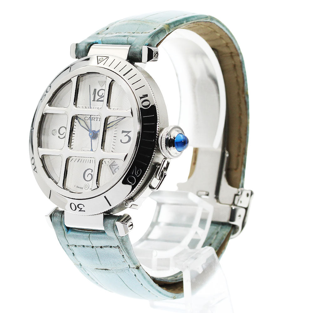 CARTIER Pasha grid W3104055 Date Silver Dial Automatic Men's Watch_951086