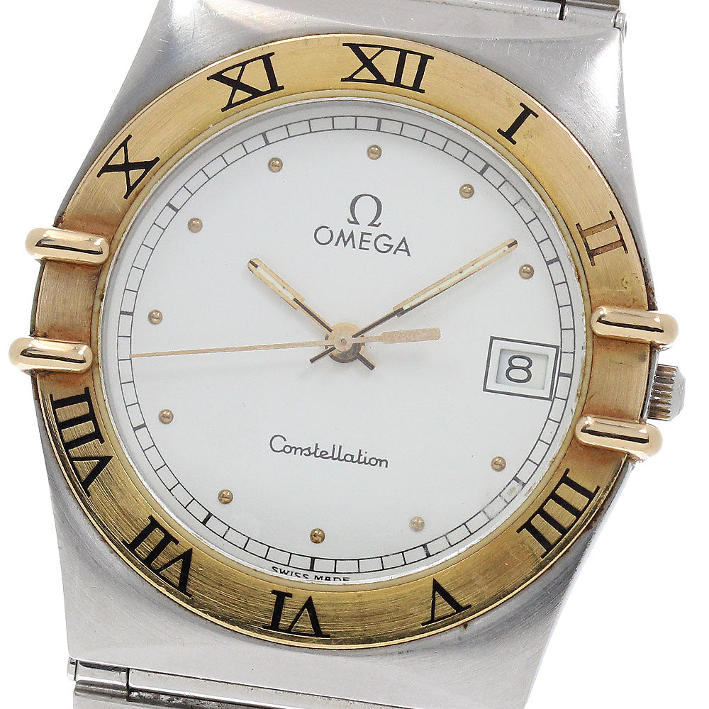 OMEGA Constellation Date white Dial Quartz Men's Watch_951095
