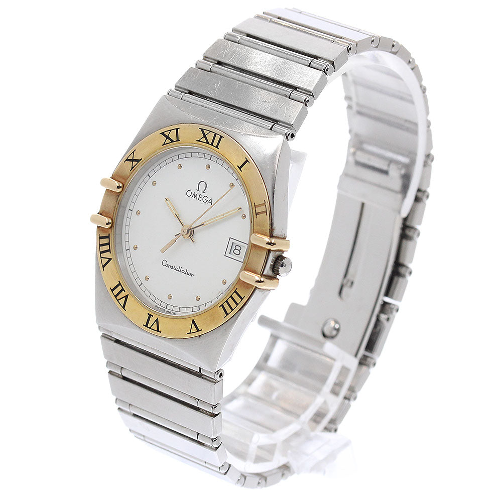 OMEGA Constellation Date white Dial Quartz Men's Watch_951095
