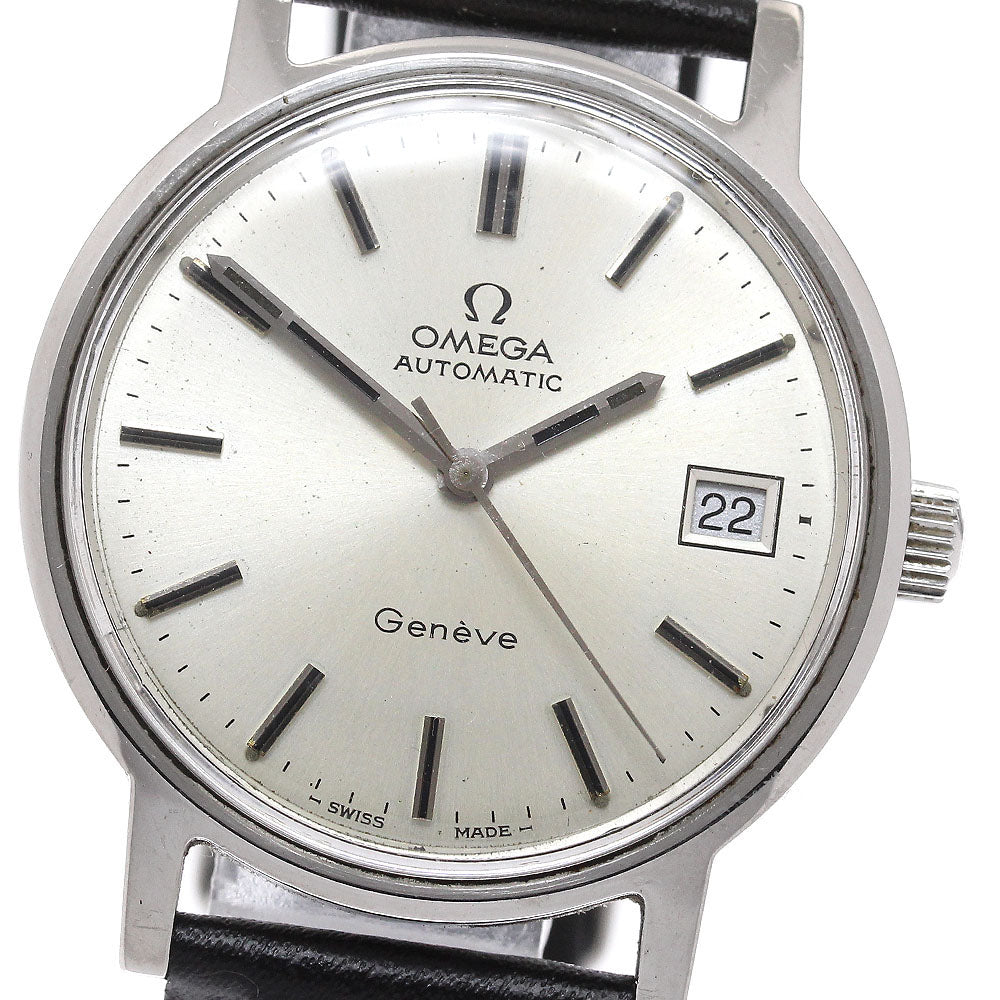 OMEGA Geneve 166.0163 Date Cal.1012 Silver Dial Automatic Men's Watch_951100