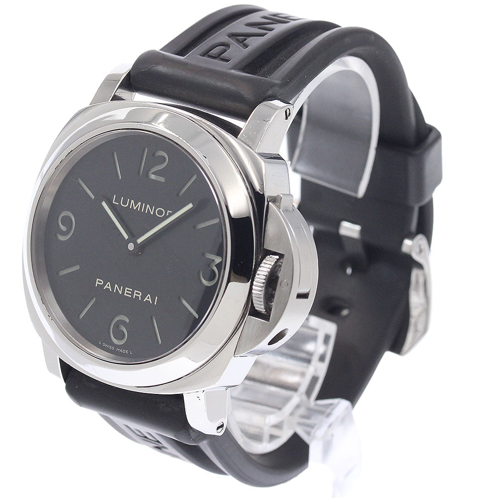 PANERAI Luminor Base 44MM PAM00112 black Dial Hand Winding Men's Watch_951102