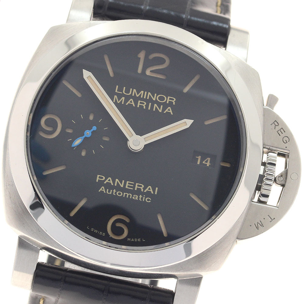 PANERAI Luminor Marina 1950 3DAYS Achaio PAM01312 Date black Dial Automatic Men's Watch_951103