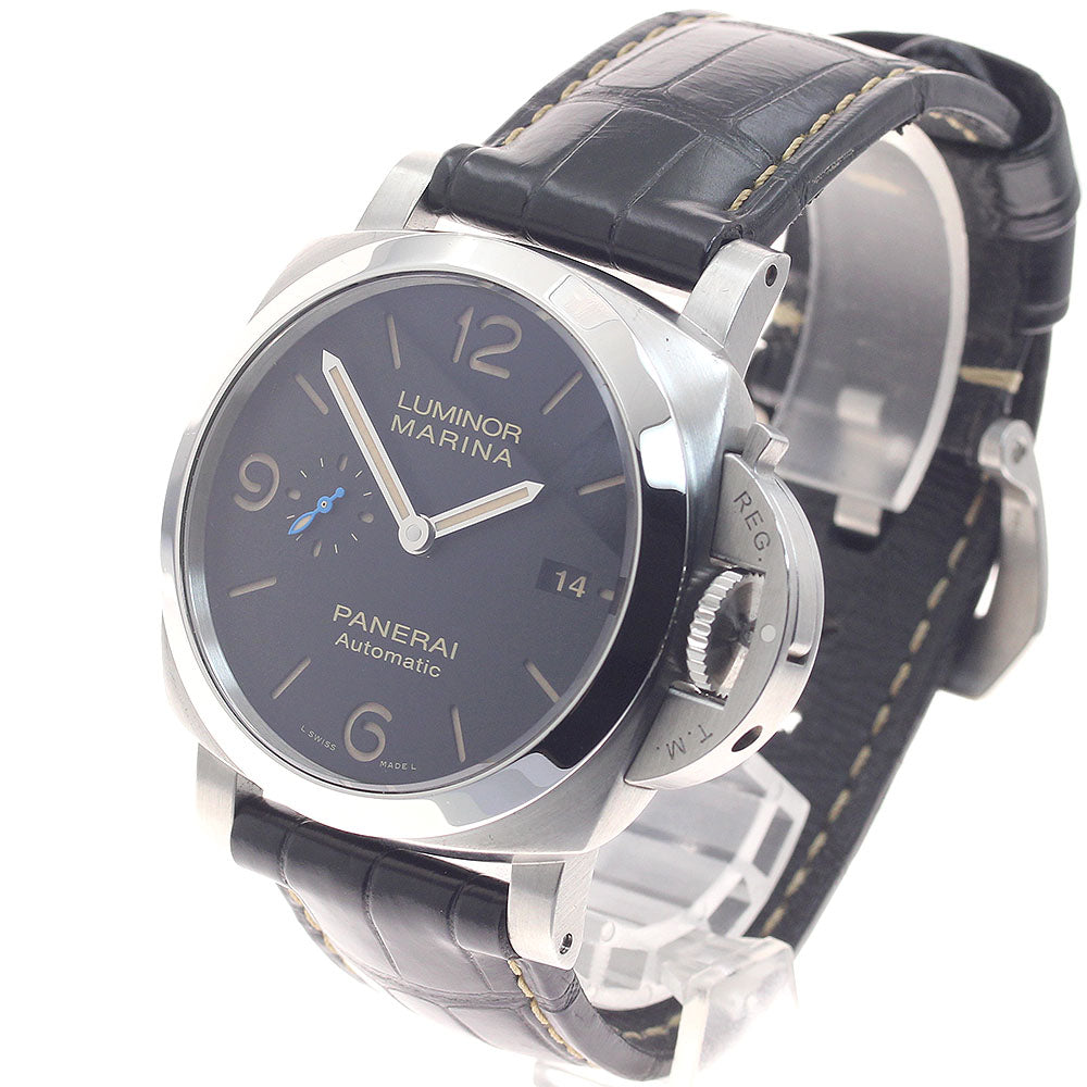 PANERAI Luminor Marina 1950 3DAYS Achaio PAM01312 Date black Dial Automatic Men's Watch_951103