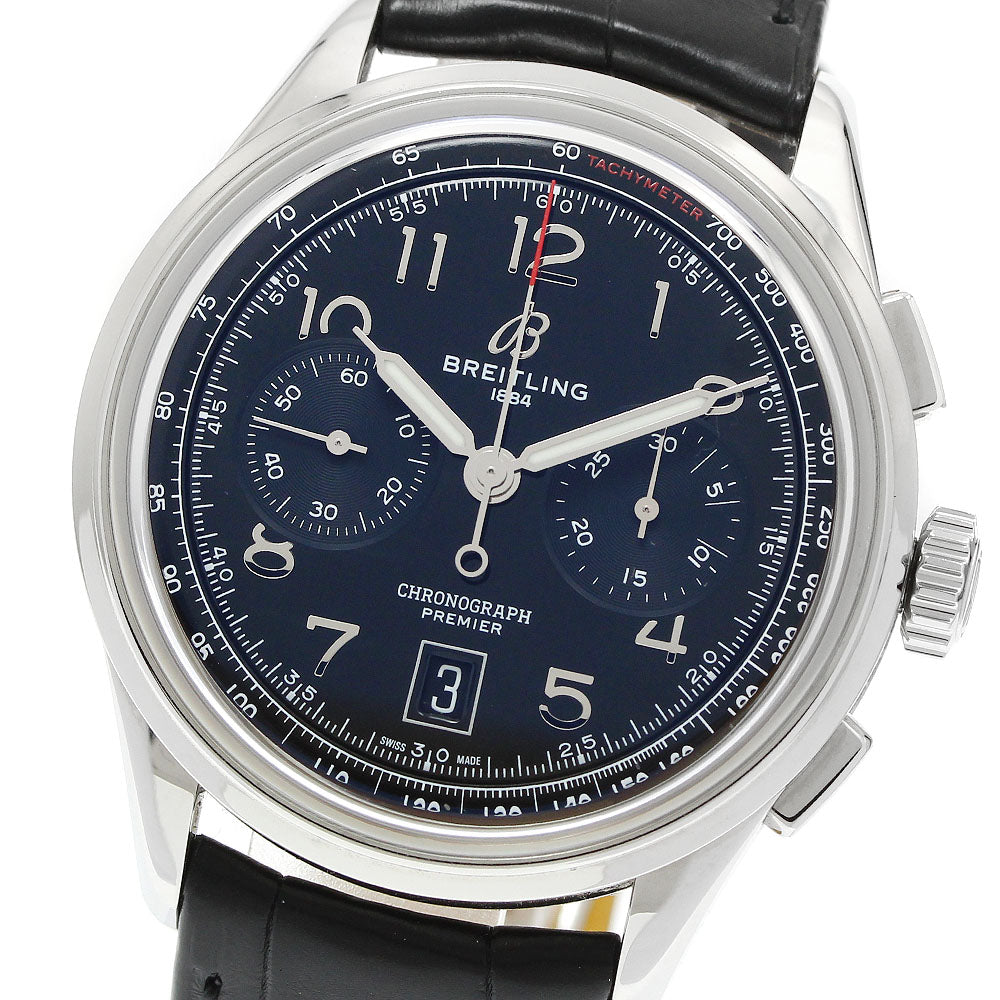 BREITLING Premier B01 Chronograph 42 AB0145 black Dial Automatic Men's Watch_951107