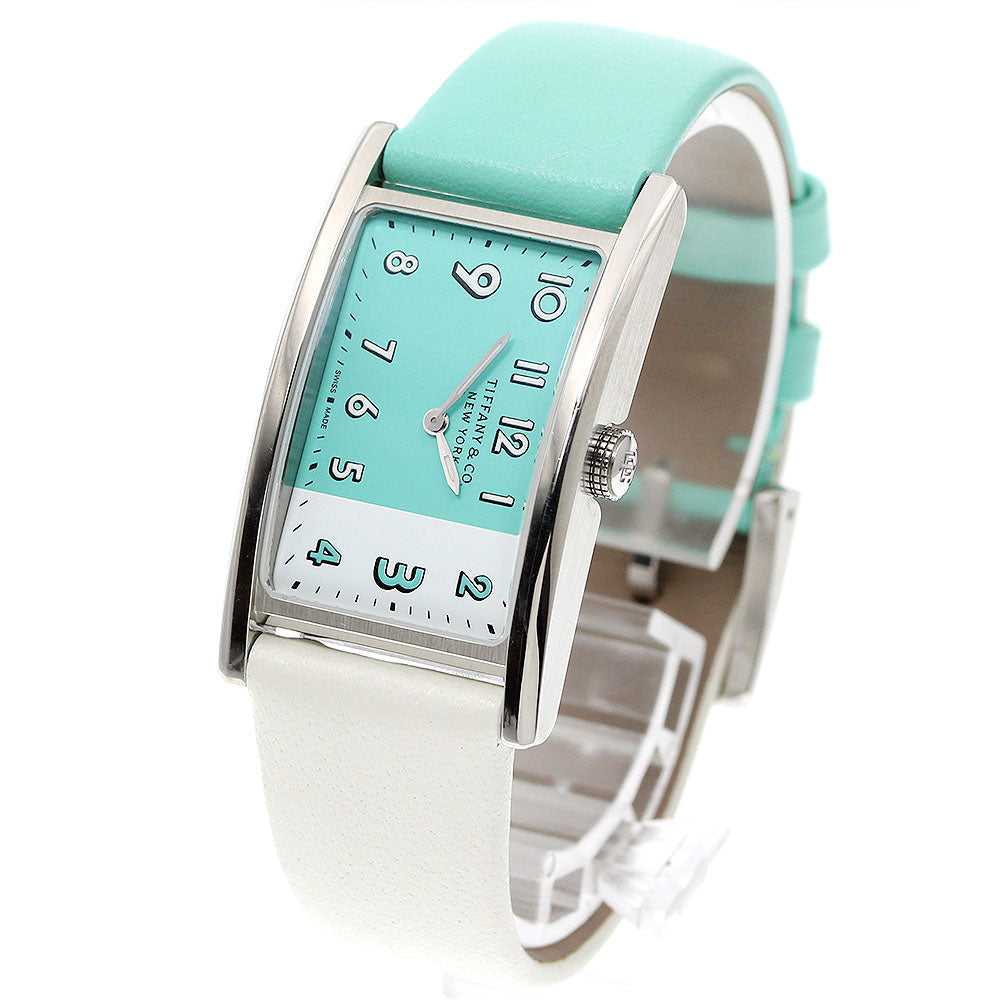 TIFFANY&Co. East West 2 Band 63520071 Blue / White Dial Quartz Ladies_951122