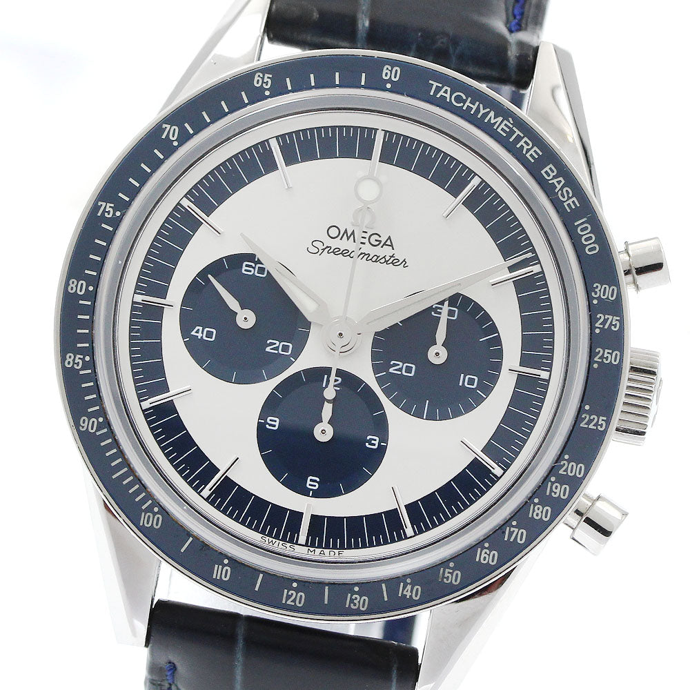 OMEGA Speedmaster Moonwatch 311.33.40.30.02.001 chronograph limited edition Silver / navy Dial Hand Winding Men's Watch_951127