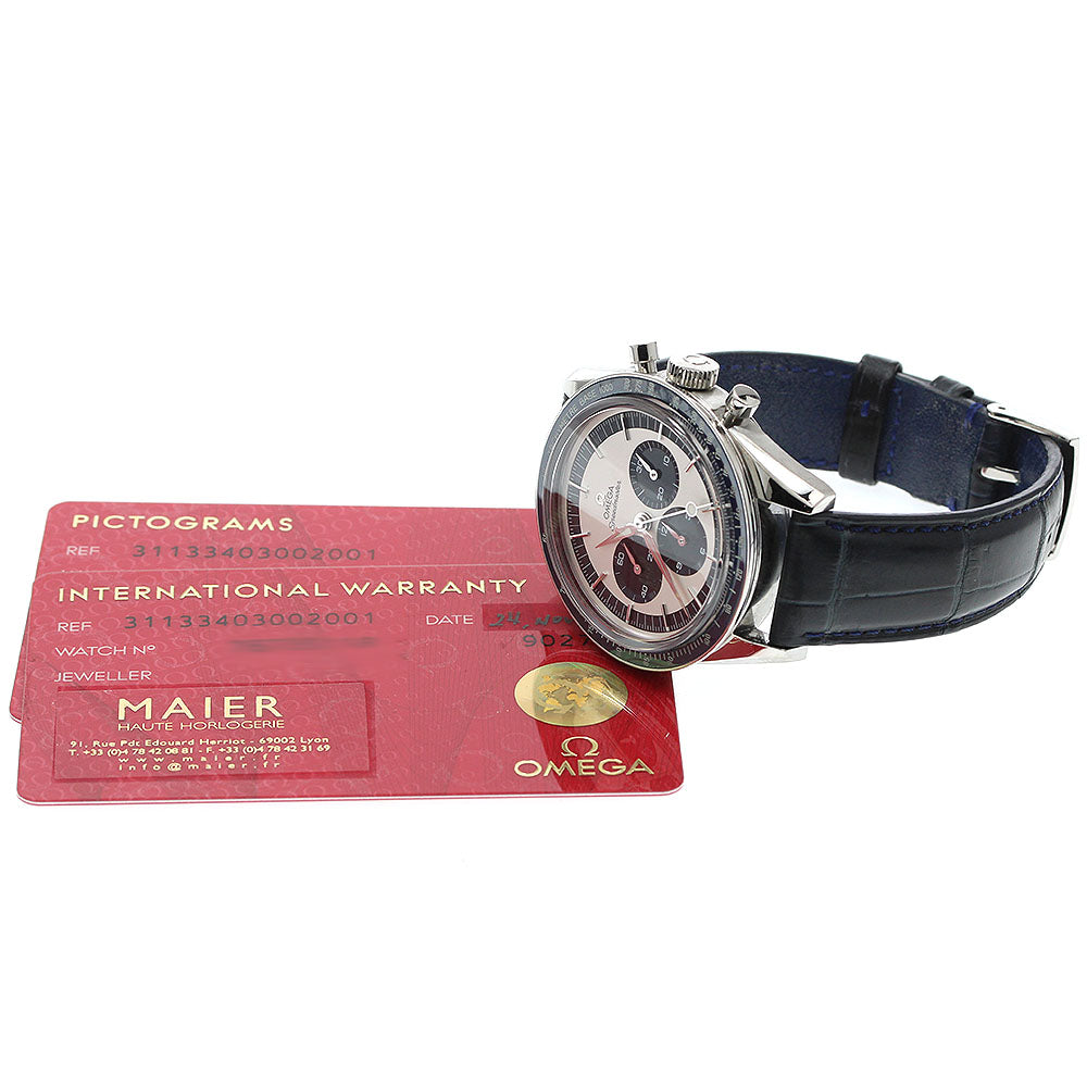 OMEGA Speedmaster Moonwatch 311.33.40.30.02.001 chronograph limited edition Silver / navy Dial Hand Winding Men's Watch_951127