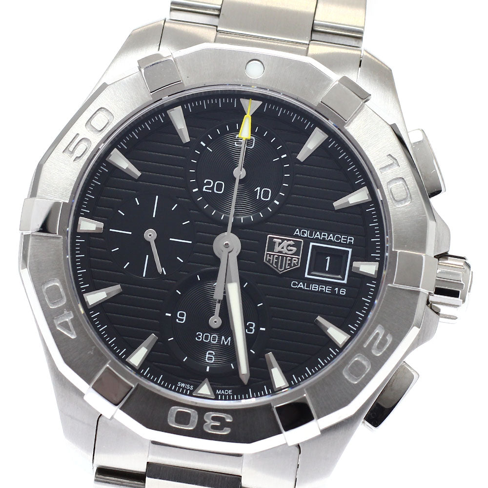 TAG HEUER Aquaracer caliber 16 CAY2110.BA0927 Chronograph black Dial Automatic Men's Watch_951131