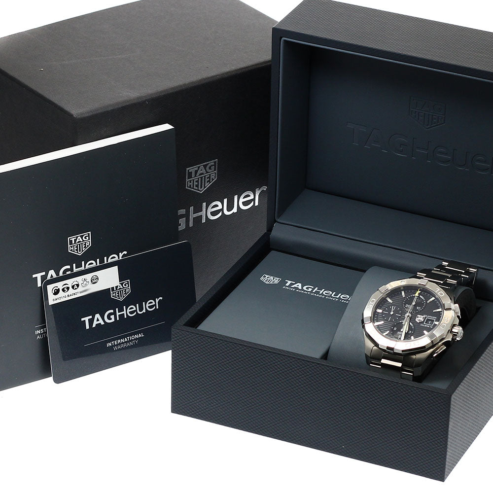 TAG HEUER Aquaracer caliber 16 CAY2110.BA0927 Chronograph black Dial Automatic Men's Watch_951131
