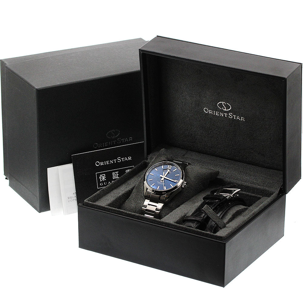 ORIENT Orient Star M34F8 Date RK-BX0003L Perseids Power Reserve blue Dial Automatic Men's Watch_951136