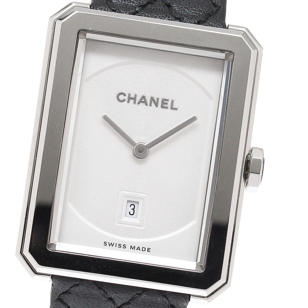 CHANEL boy friend H6954 Date white Dial Quartz Ladies Watch_951138