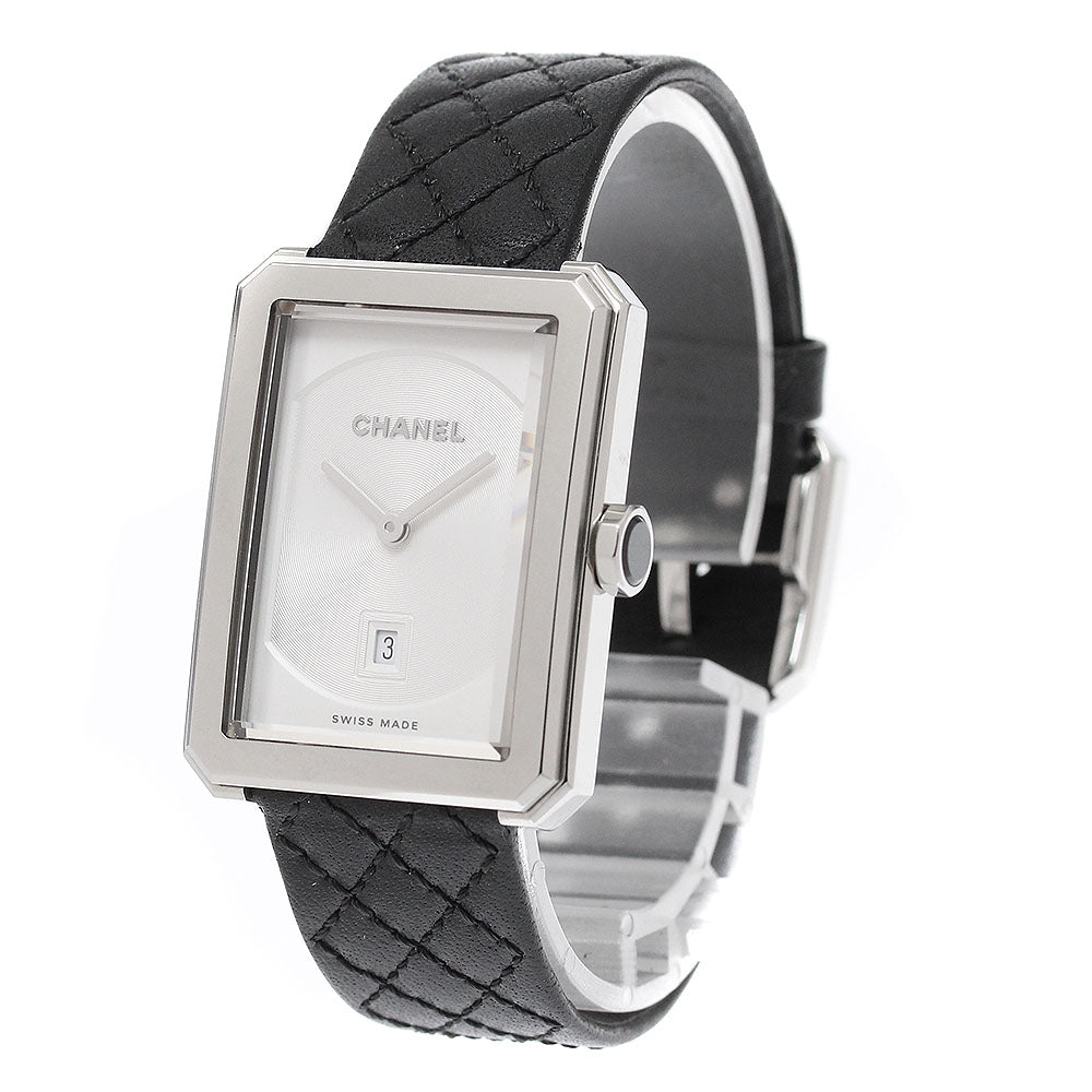 CHANEL boy friend H6954 Date white Dial Quartz Ladies Watch_951138
